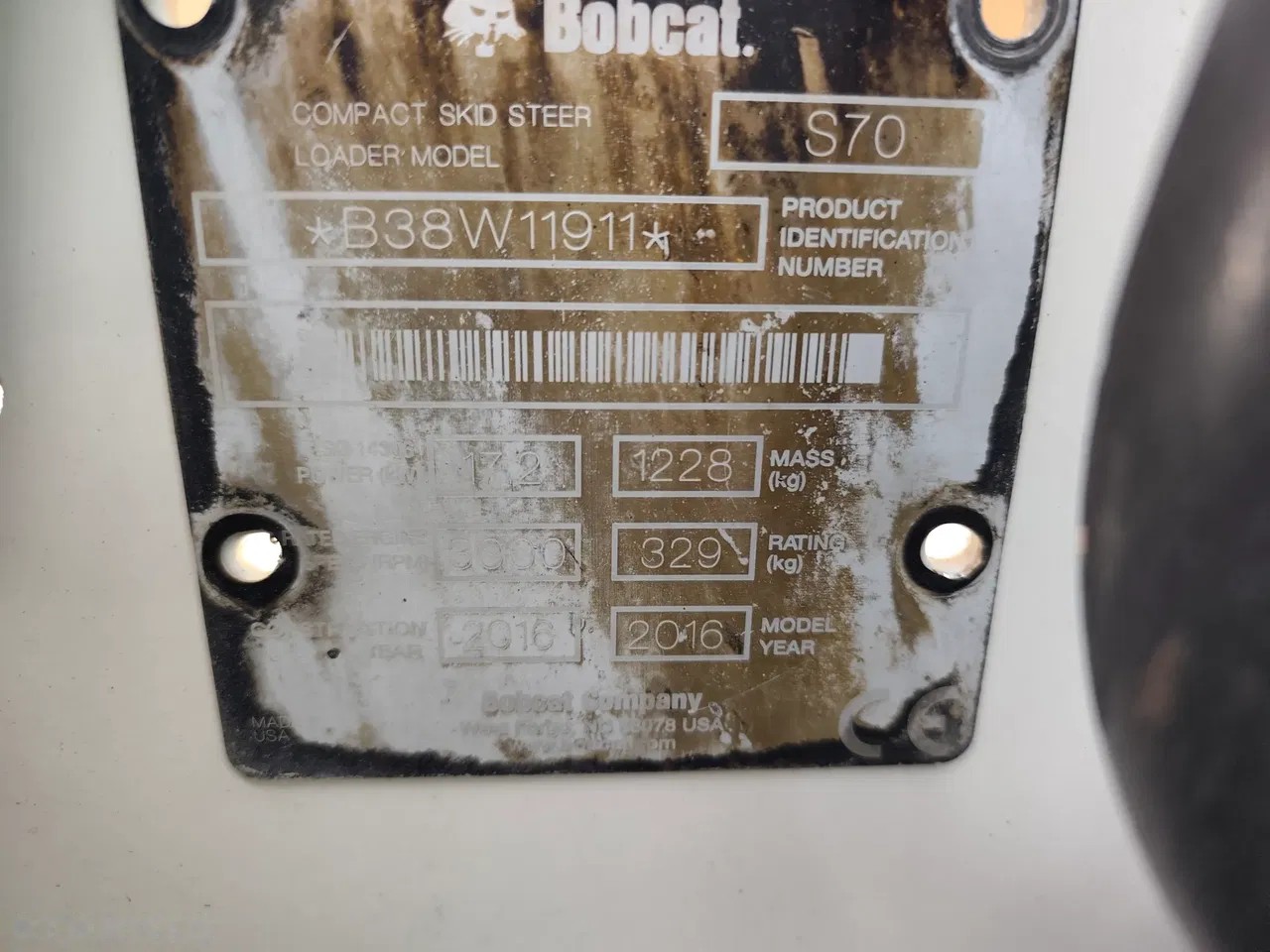 2016 Bobcat, 1 525 mth, dovoz Skladem v EU — foto 9 z 12