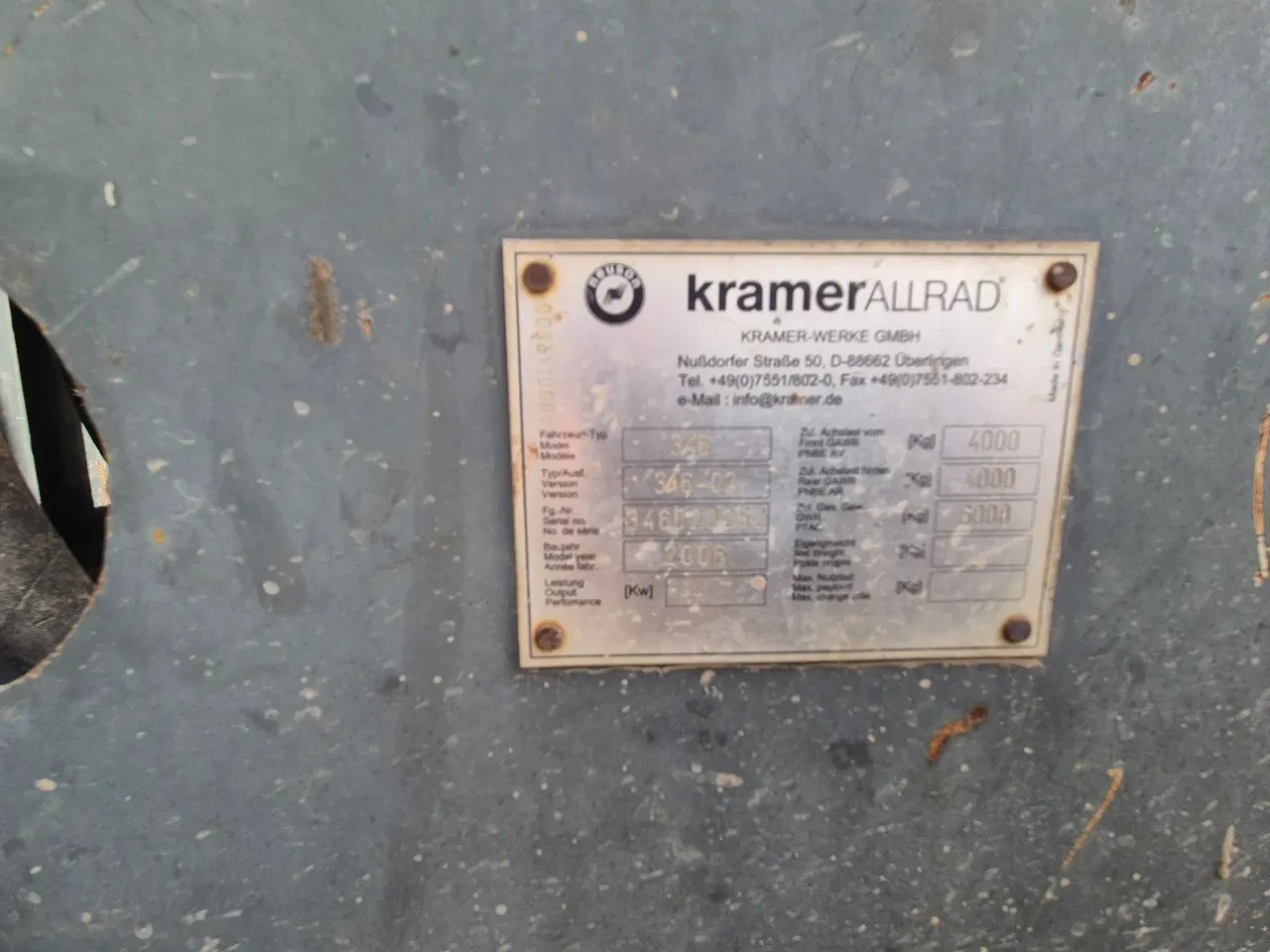 2005 Kramer 346, 9 254 mth, dovoz Skladem v EU — foto 4 z 8