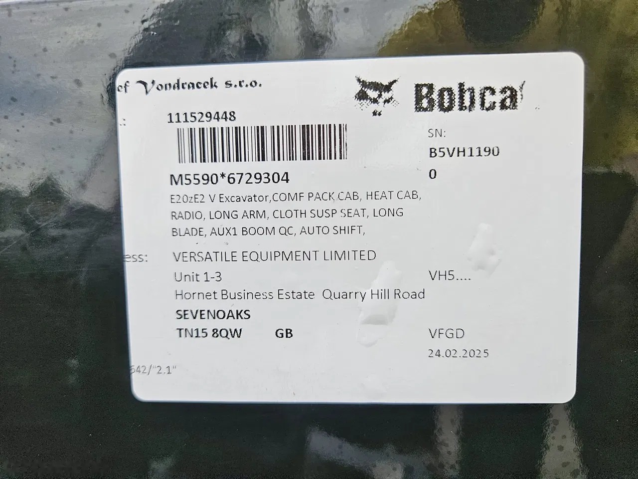 2025 Bobcat E20Z, 248 mth, dovoz Skladem v EU — foto 12 z 24