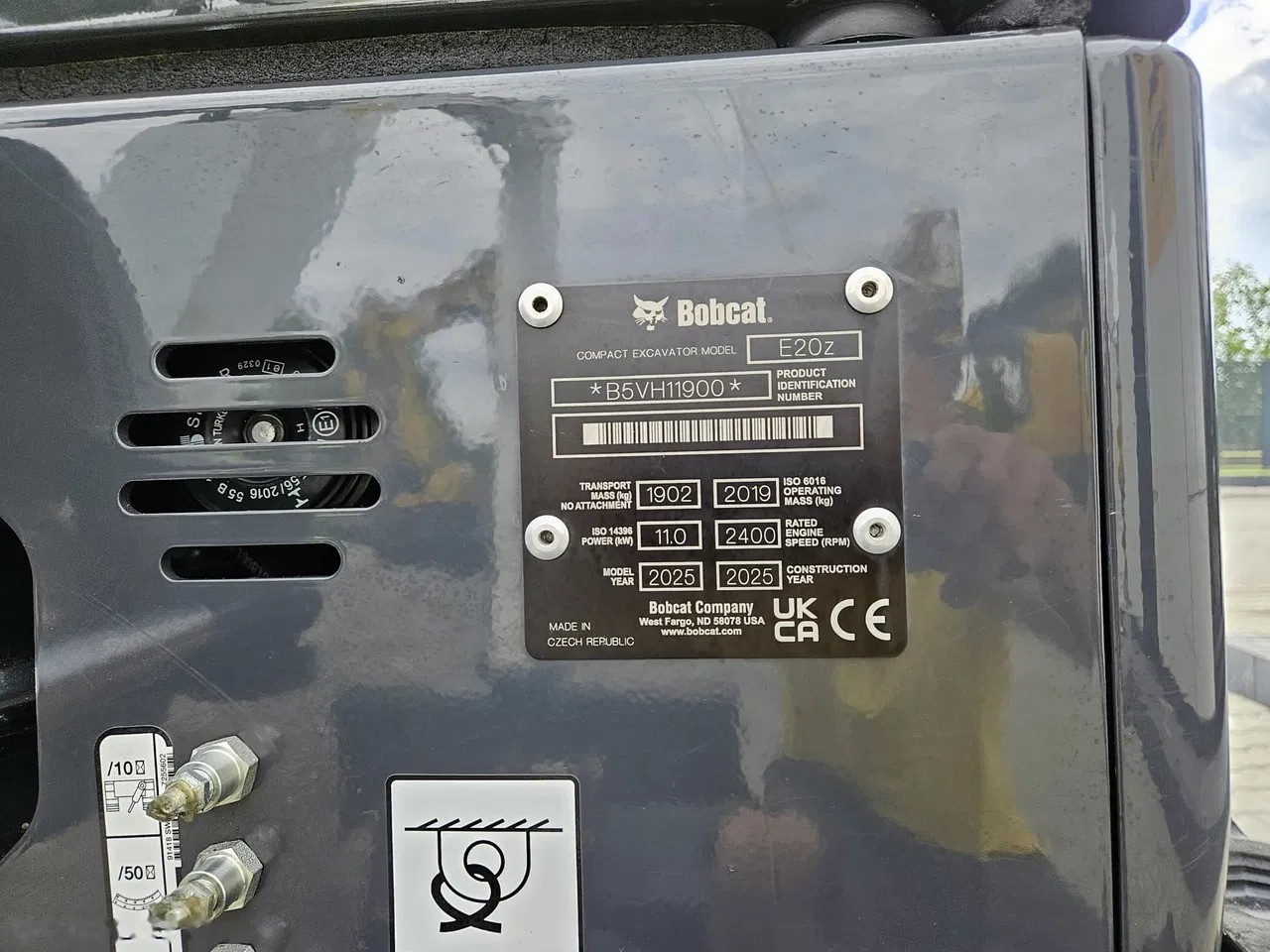2025 Bobcat E20Z, 248 mth, dovoz Skladem v EU — foto 14 z 24