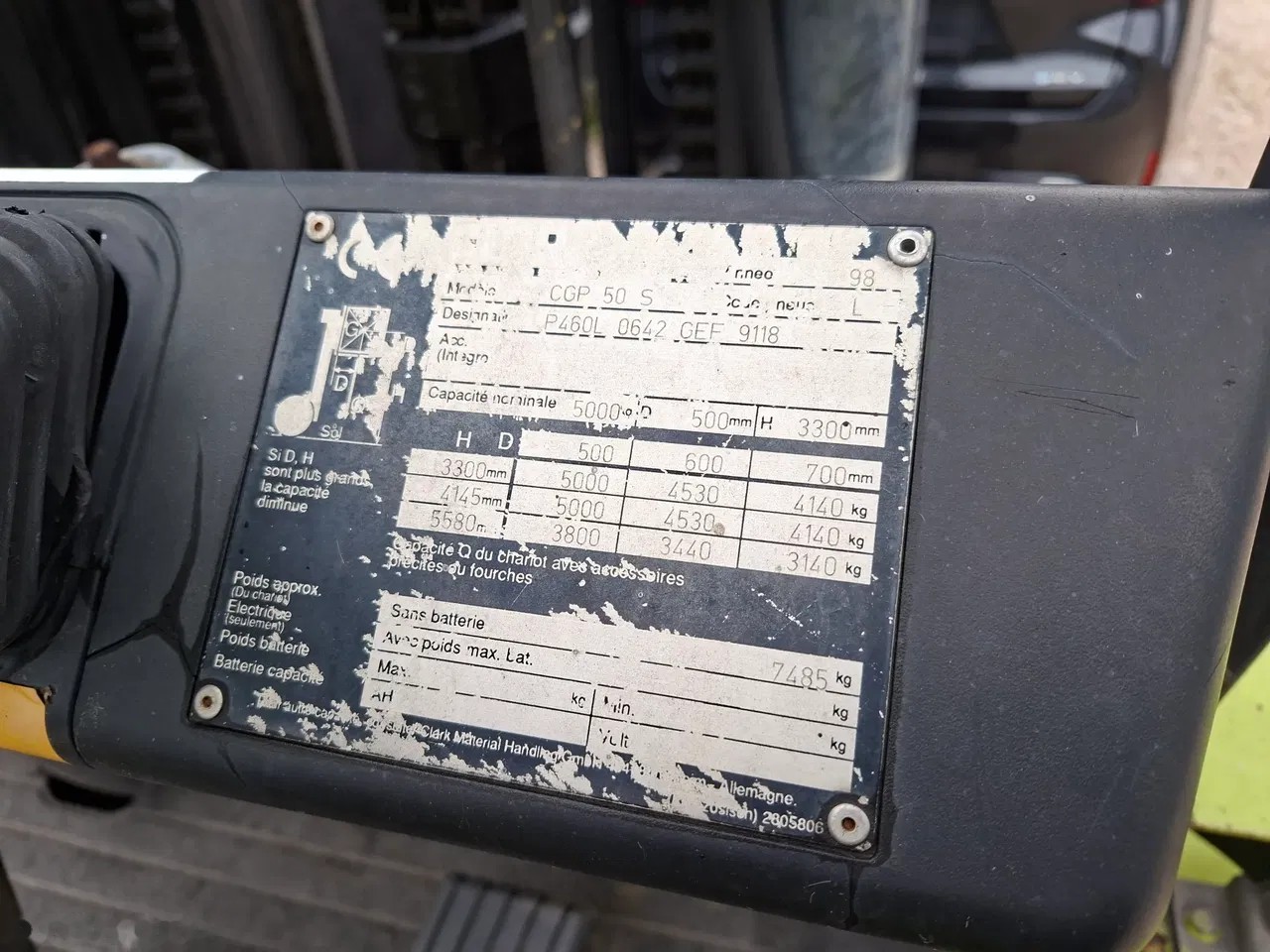 1998 Clark, 6 900 mth, dovoz Skladem v EU — foto 6 z 6