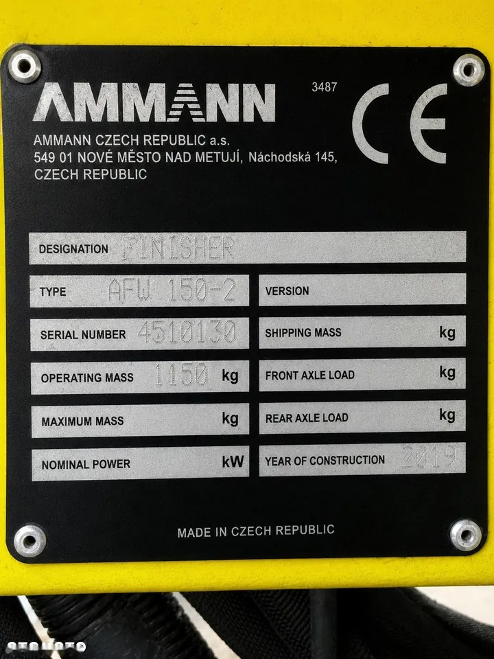 2019 Ammann AFW, 300 mth, dovoz Skladem v EU — foto 8 z 10