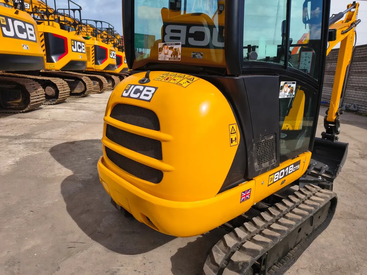 2016 JCB 8018, 3 158 mth, dovoz Skladem v EU — foto 10 z 23