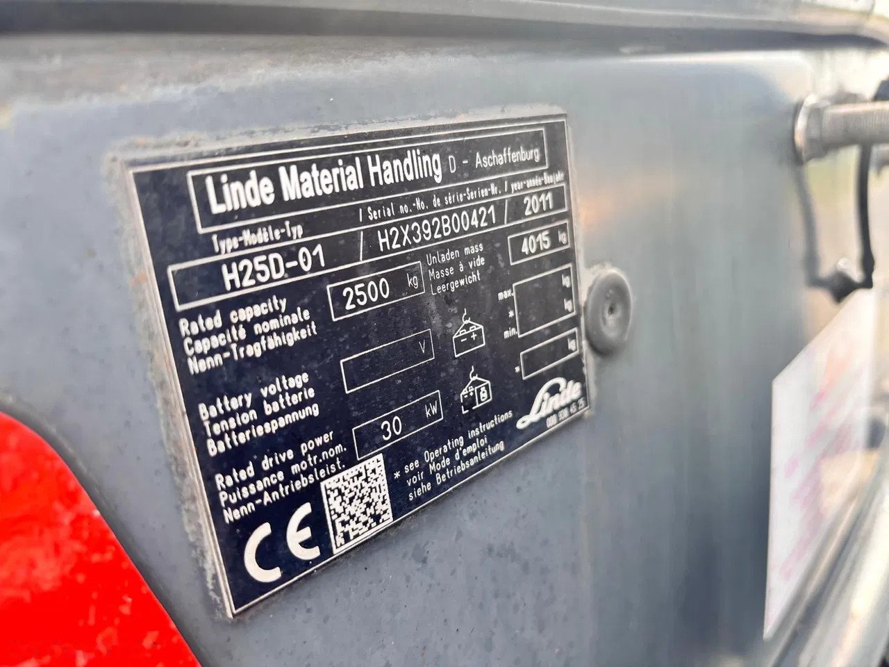 2011 Linde H25, 15 000 mth, dovoz Skladem v EU — foto 9 z 13