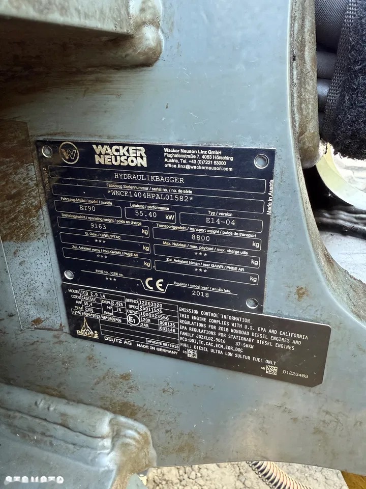 2018 Wacker Neuson ET 90, 3 630 mth, dovoz Skladem v EU — foto 16 z 16