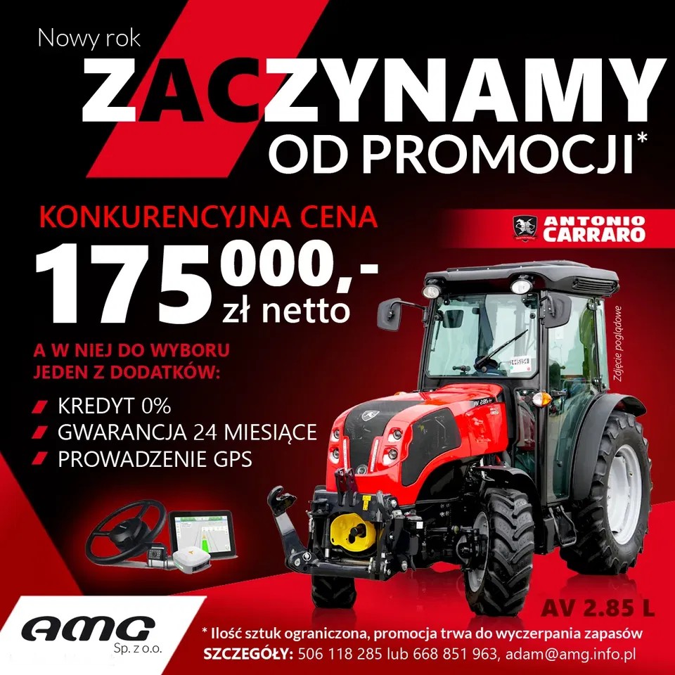 2026 Antonio Carraro AV 2.85N BASIC, 1 mth, dovoz Skladem v EU — foto 3 z 20