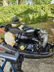 Závěsný motor, Yamaha, 4 KM, 4-suw, stopa - L, 2008r, Skladem v EU — foto 1