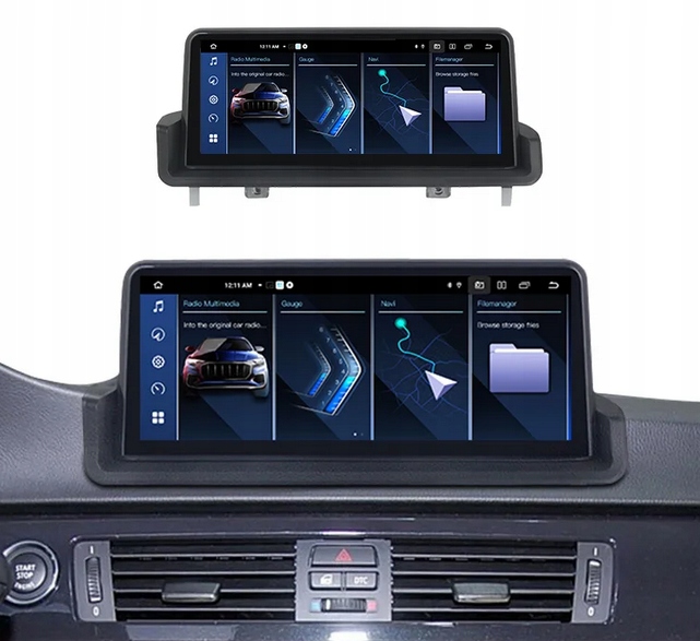 Nawigacja BMW E90 E91 E92 2005-2012 Radio Android 13 8gb Ram + Idrive, Skladem v EU — foto 1