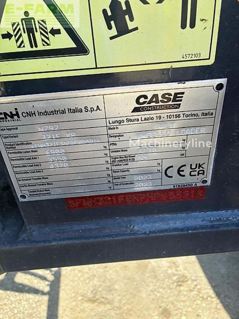 2023 Case 321F, 1 340 mth, dovoz Skladem v EU — foto 10 z 10