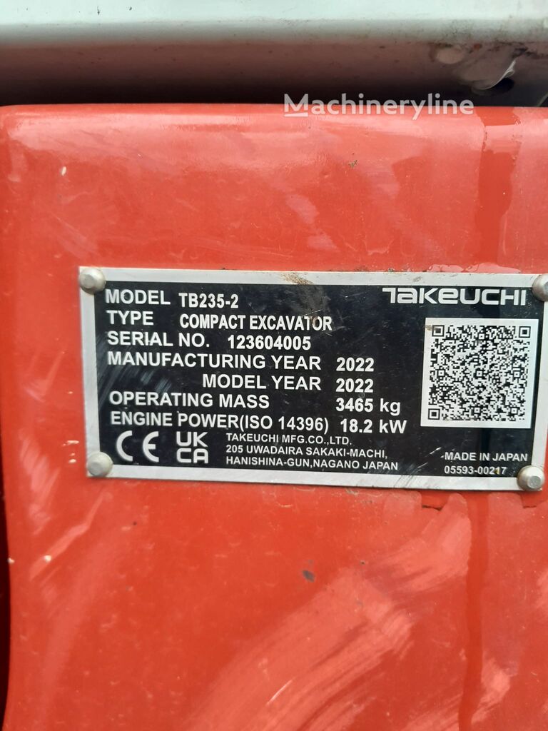 2022 Takeuchi TB, 957 mth, dovoz Skladem v EU — foto 7 z 7