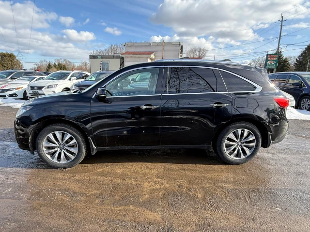 2014 Acura Mdx Tech pkg, černá, 165 337 km, dovoz Kanada — foto 2 z 5