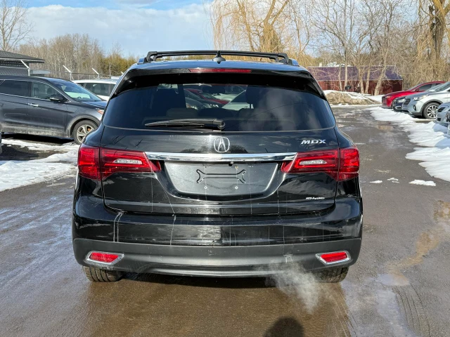 2014 Acura Mdx Tech pkg, černá, 165 337 km, dovoz Kanada — foto 4 z 5