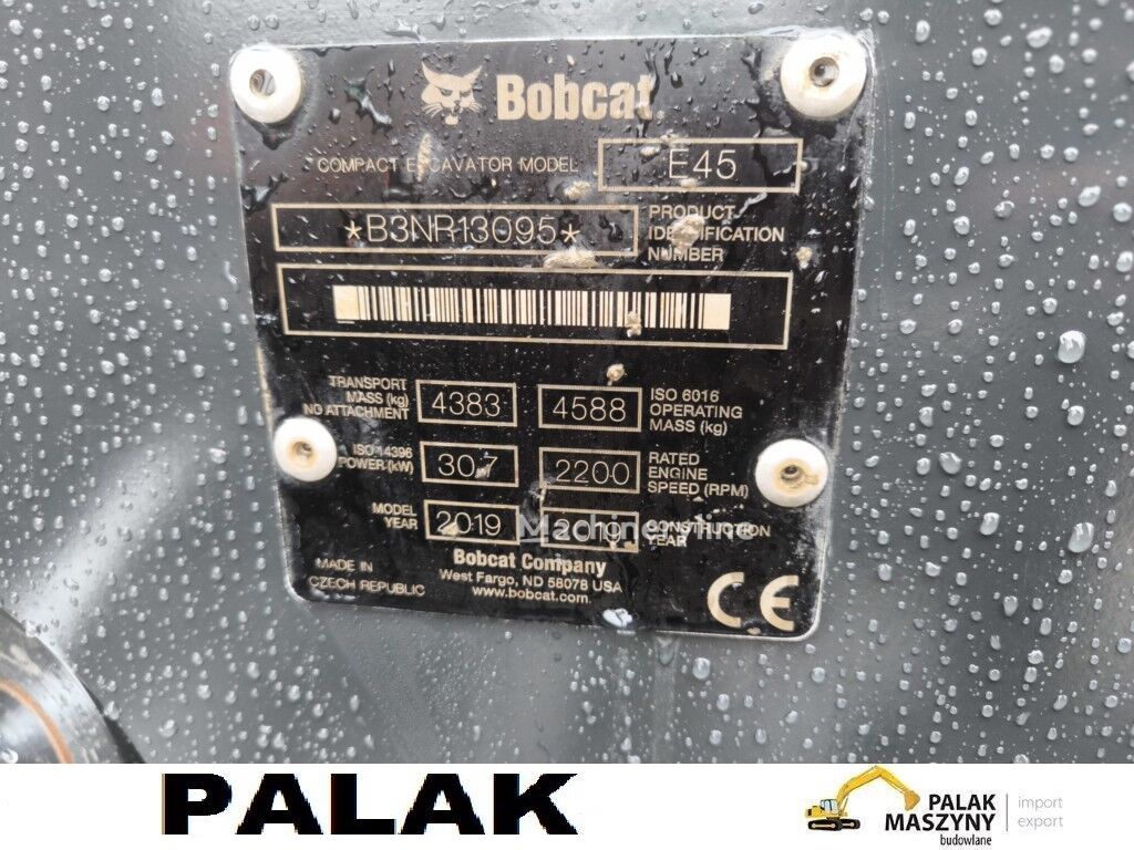 2019 Bobcat MINI, 2 738 mth, dovoz Skladem v EU — foto 15 z 15