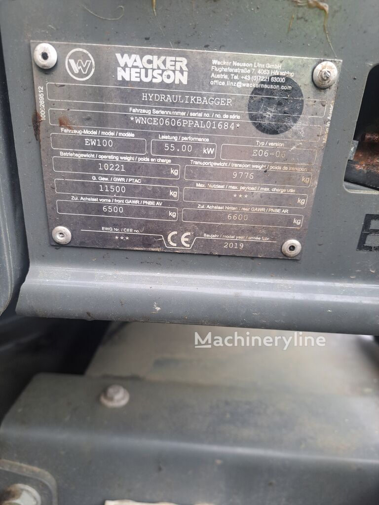 2019 Wacker Neuson EW, 4 220 mth, dovoz Skladem v EU — foto 10 z 16