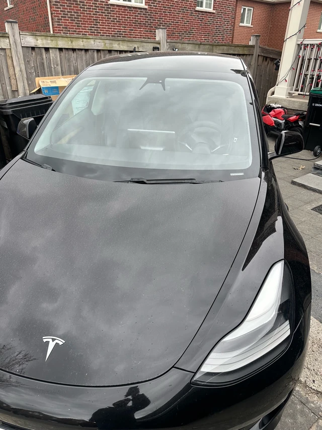 2021 Tesla Model 3 Standard Range Plus, černá, 217 000 km, dovoz Kanada — foto 2 z 5