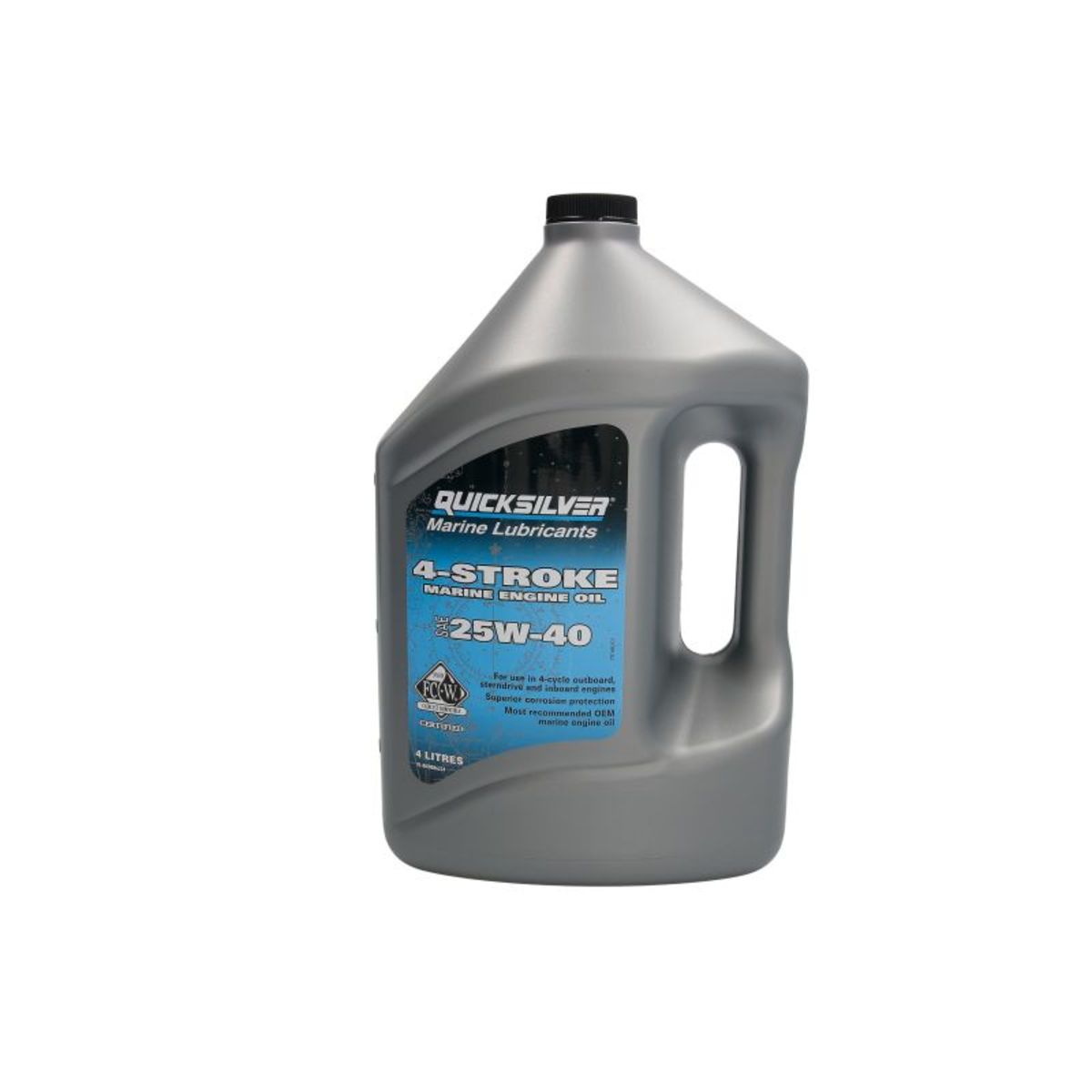Olej motorový Quicksilver 4T SAE 25W-40 4 l mineralny, Skladem v EU — foto 1