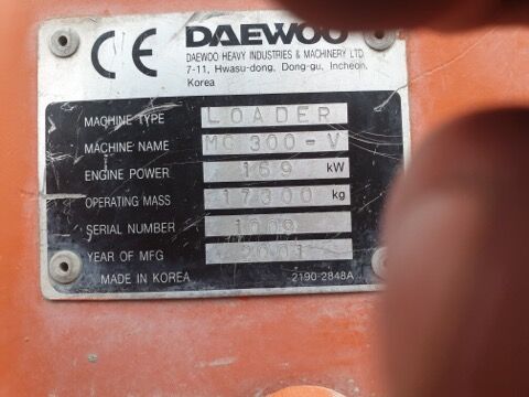 2001 Daewoo LOADER, 8 900 mth, dovoz Skladem v EU — foto 5 z 6