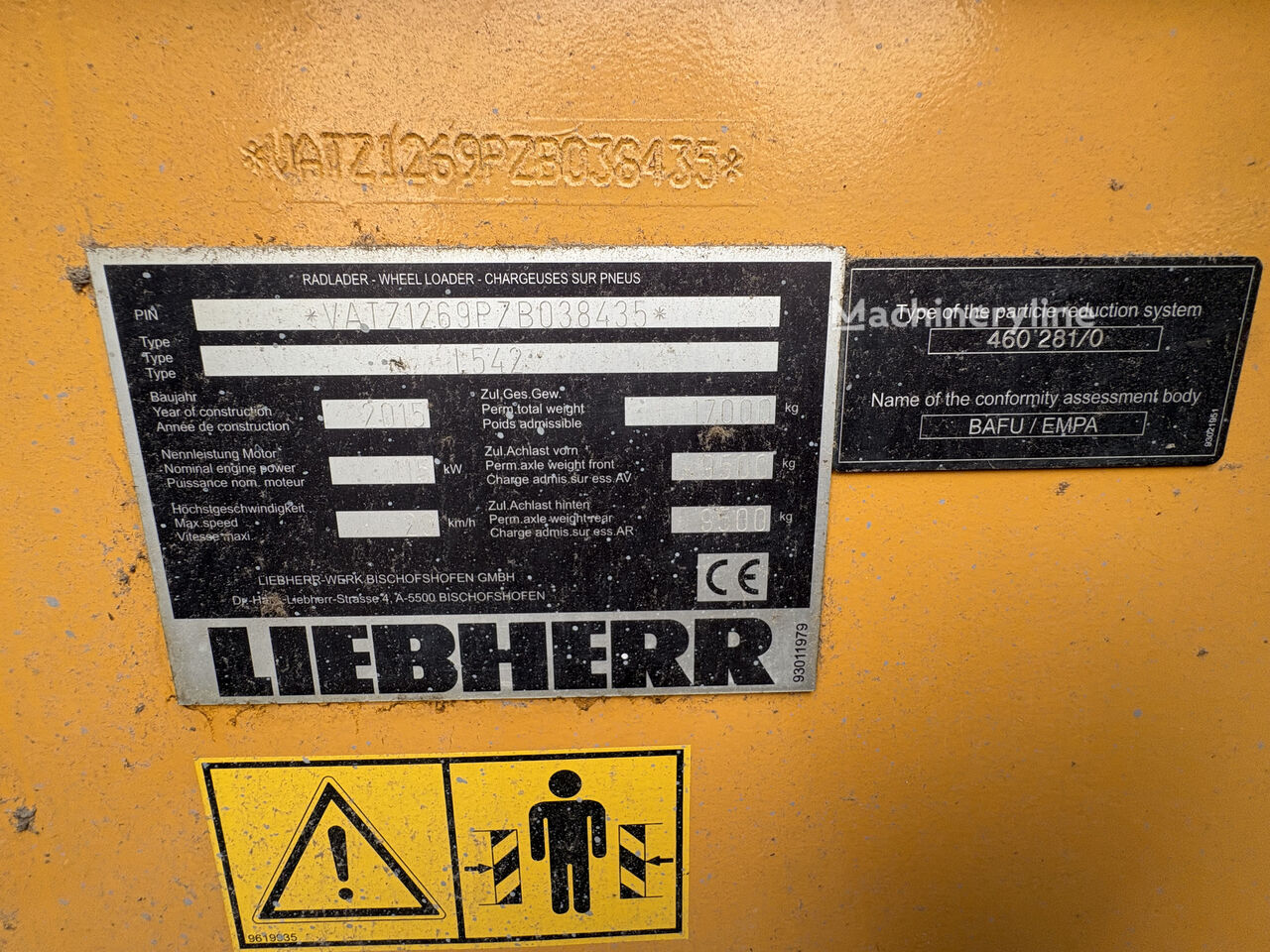 2015 Liebherr, 15 681 mth, dovoz Skladem v EU — foto 13 z 13