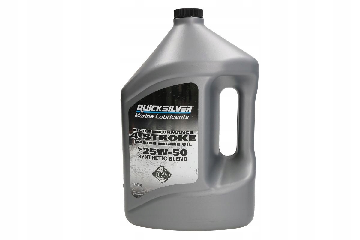 Olej na motorů 4t Quicksilver 25w50 4l Synt, Skladem v EU — foto 1