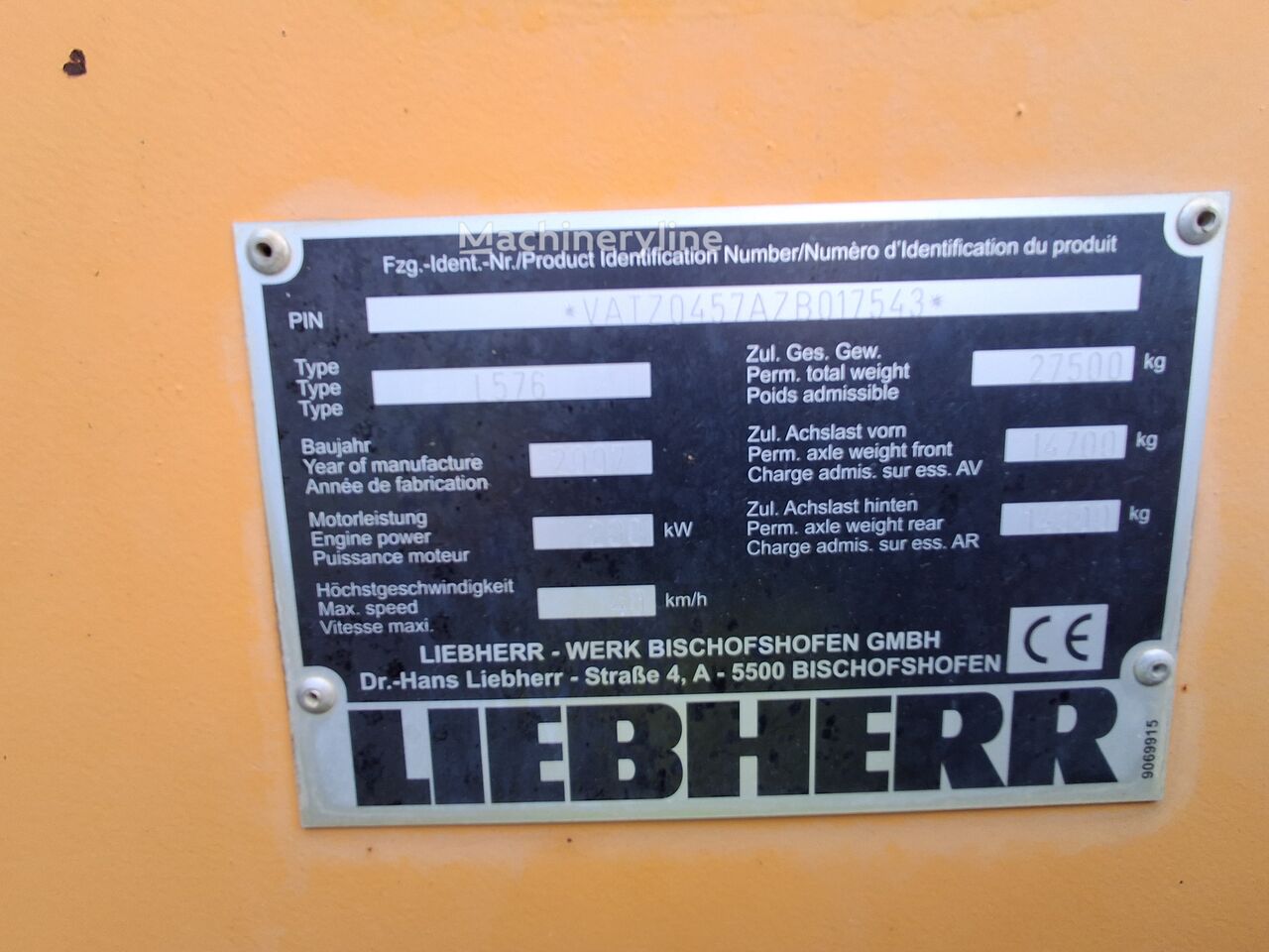 2007 Liebherr, 21 500 mth, dovoz Skladem v EU — foto 3 z 7