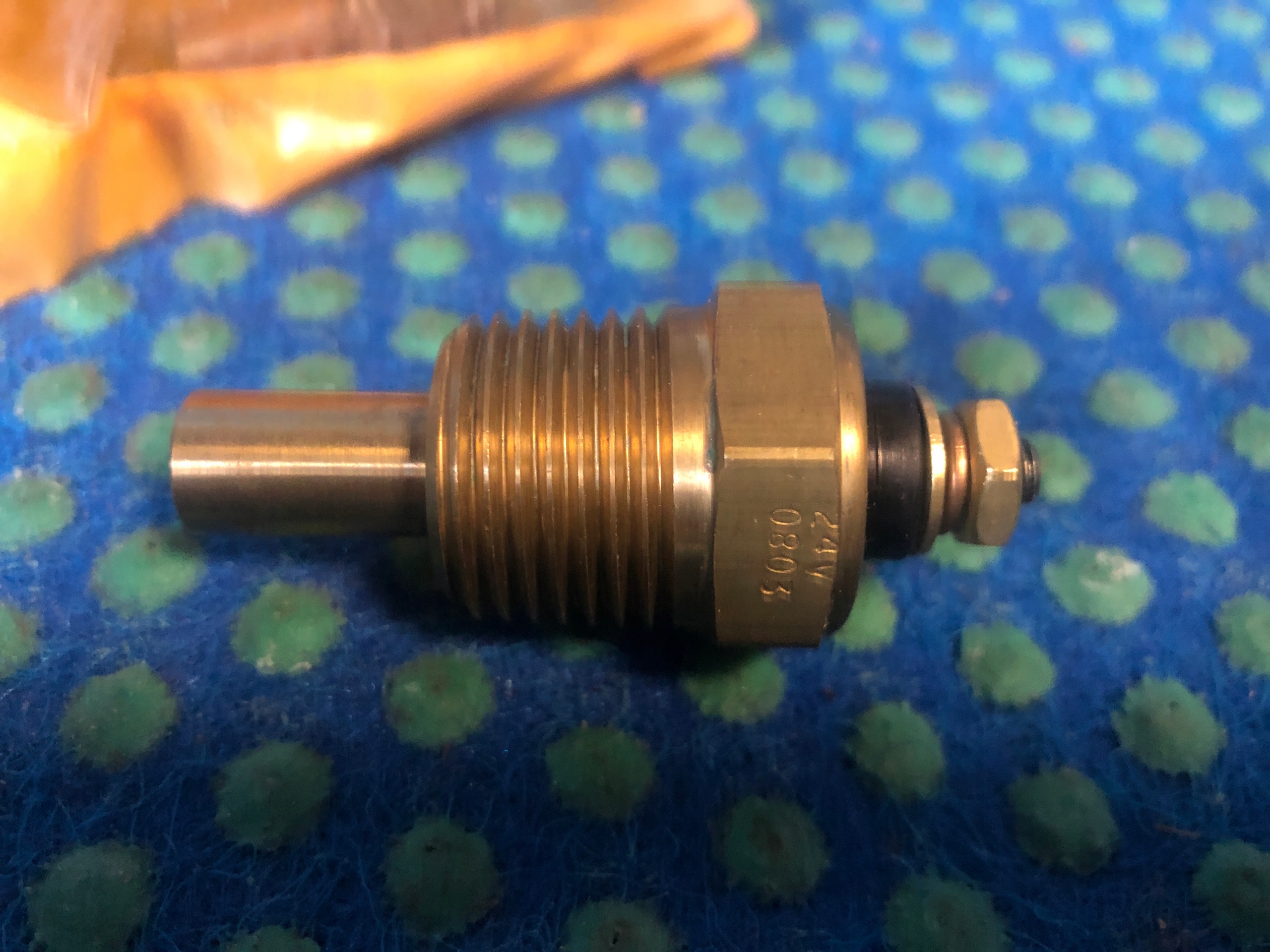 Mosiezny senzor temperatury 24 V o dlugosci 53,85 mm CAT 5L-7442, Skladem v EU — foto 1