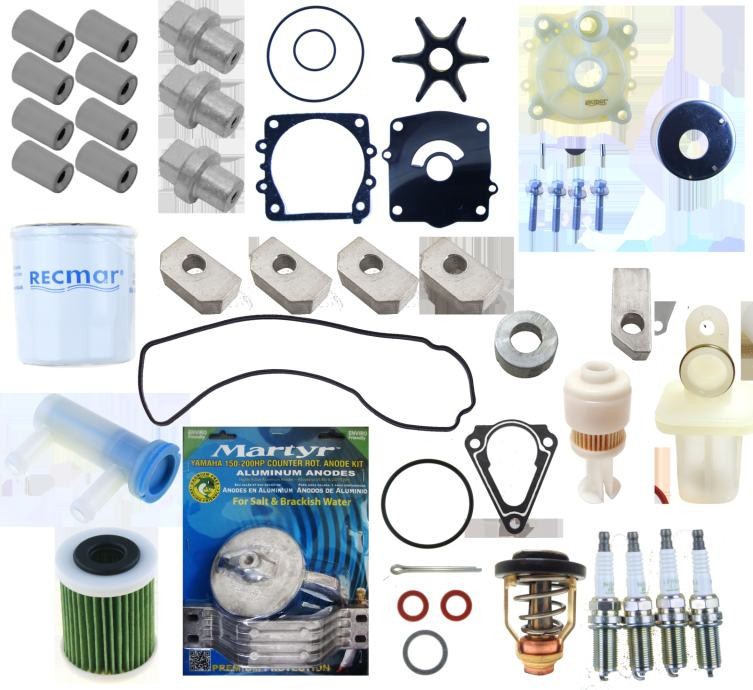 Sada servisní Yamaha F150a 2003-, F150b 2012-,f150d 2015-, F150f 2015, Skladem v EU — foto 1