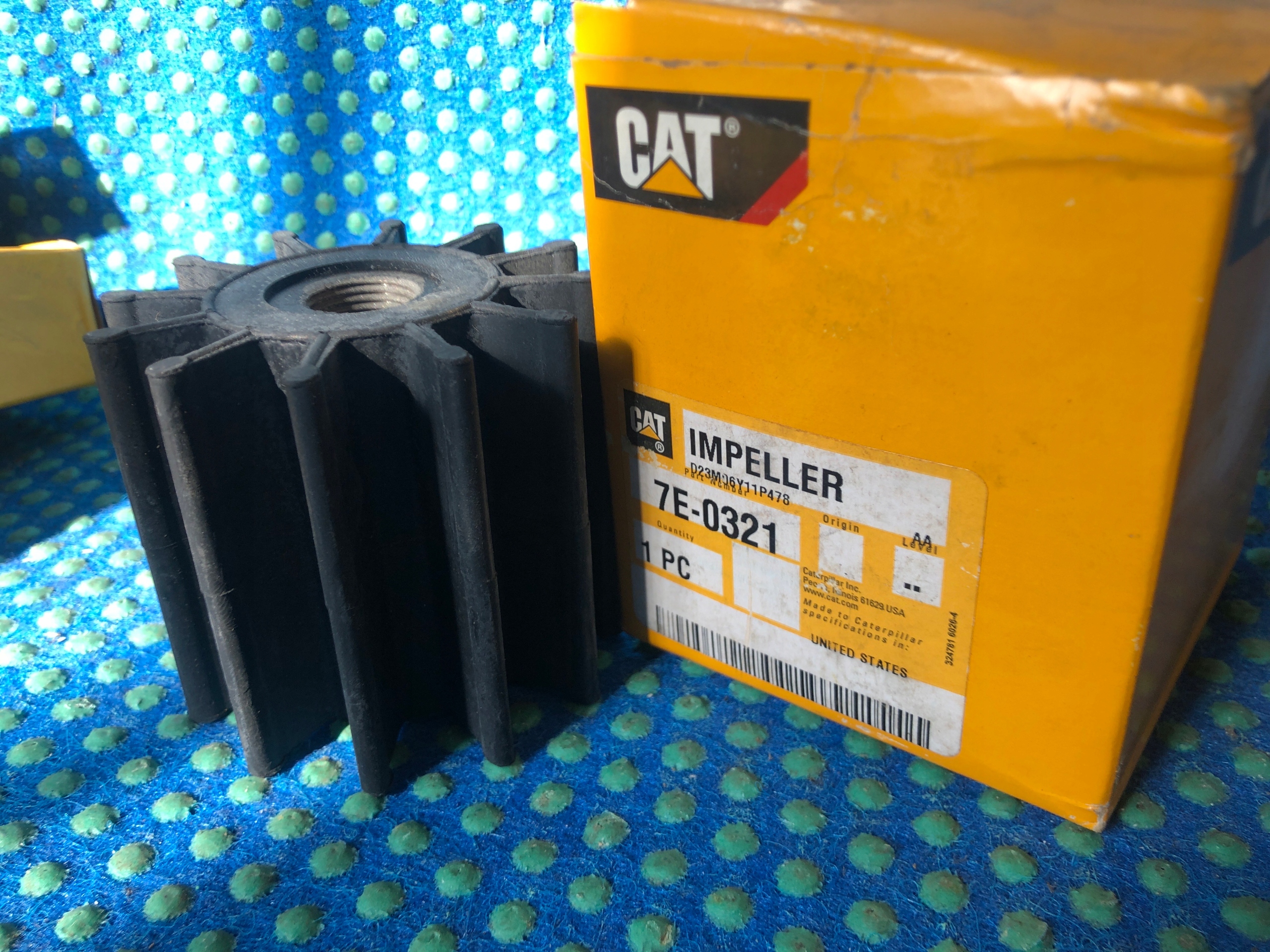 Wirnik pompy wodnej CAT 7E-0321, Skladem v EU — foto 1