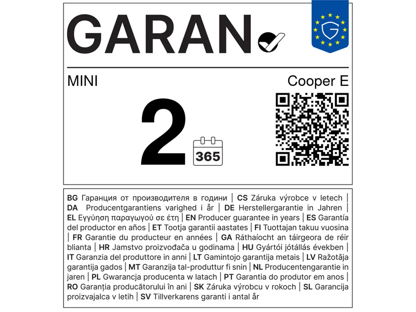 2025 MINI Cooper E, 7 900 km, Německo — foto 9 z 10