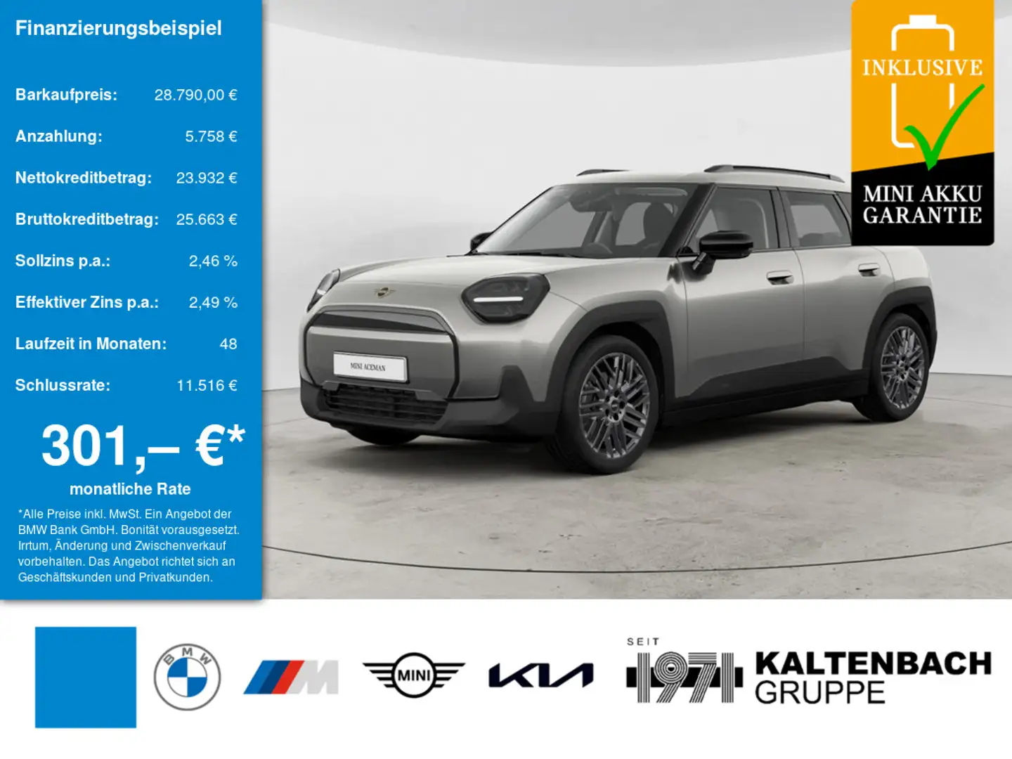 2025 MINI Aceman, 21 760 km, Německo — foto 1