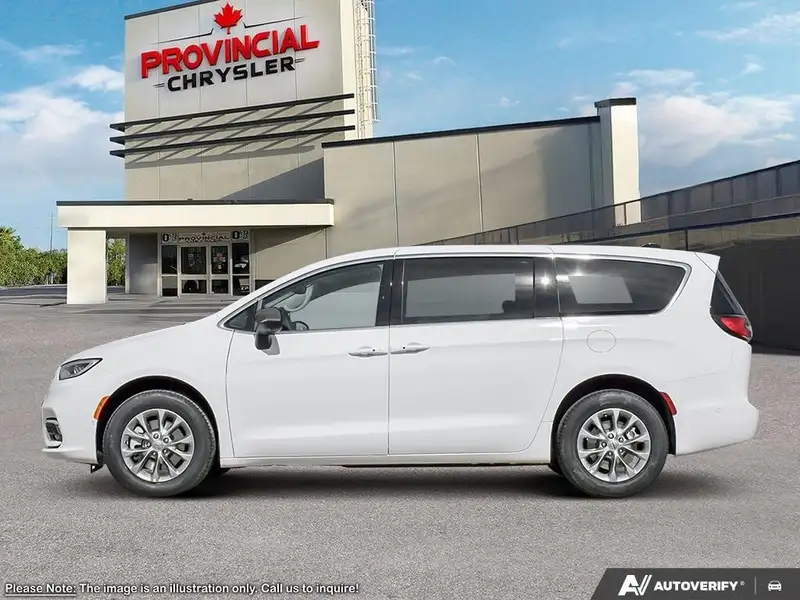 2026 Chrysler Pacifica Select AWD, bílá, 11 077 km, dovoz Kanada — foto 3 z 12