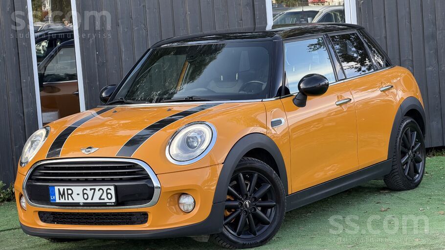 2015 MINI Cooper, oranžová, 160 000 km, Lotyšsko — foto 1