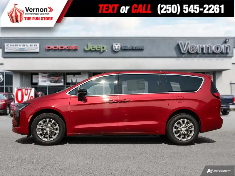 2027 Chrysler Pacifica Select AWD, červená, 22 km, dovoz Kanada — foto 3 z 12