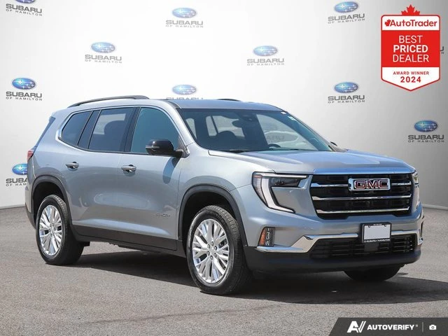 2025 GMC Acadia Elevation, šedá, 45 179 km, dovoz Kanada — foto 7 z 20