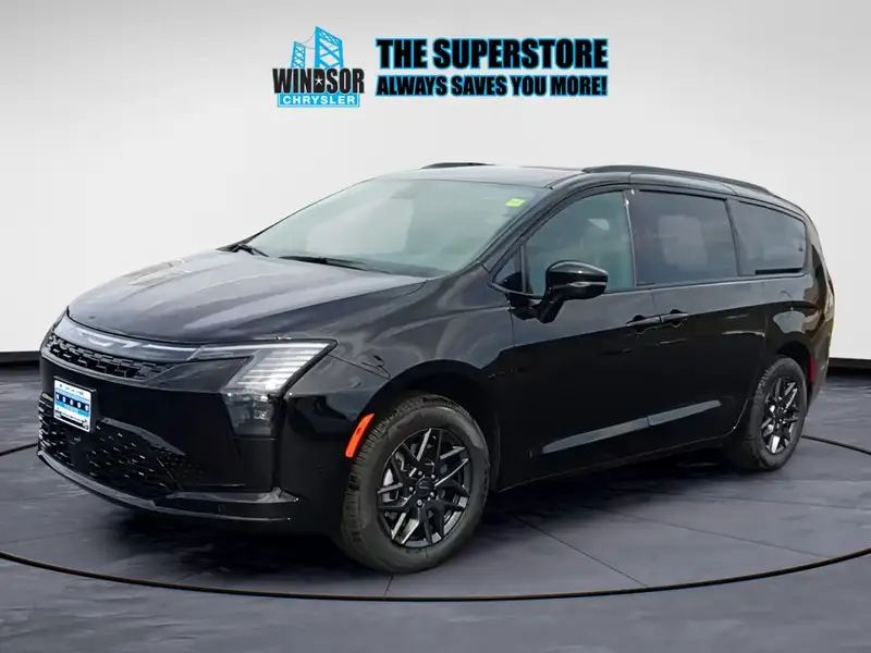 2027 Chrysler Pacifica Select AWD, černá, 7 km, dovoz Kanada — foto 4 z 12