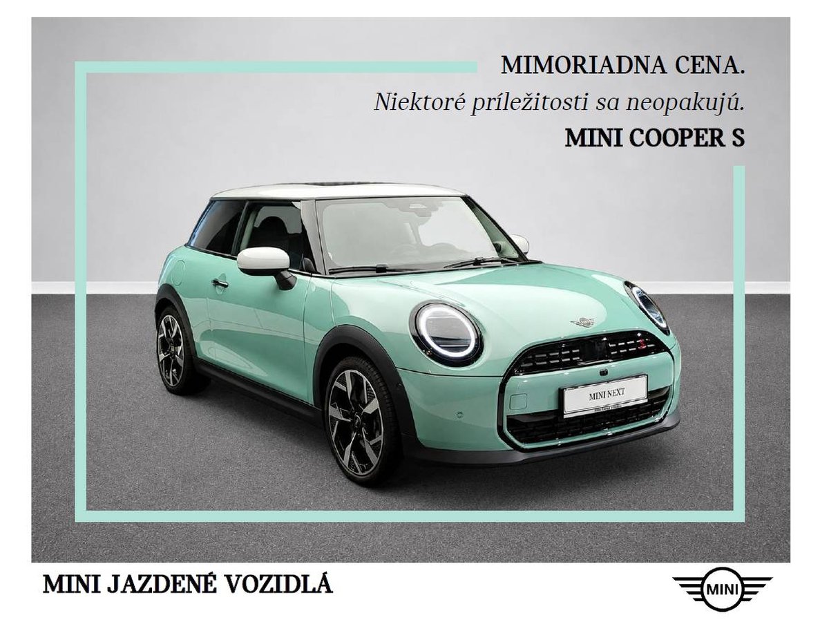2024 MINI Cooper, 11 418 km, Slovensko — foto 1