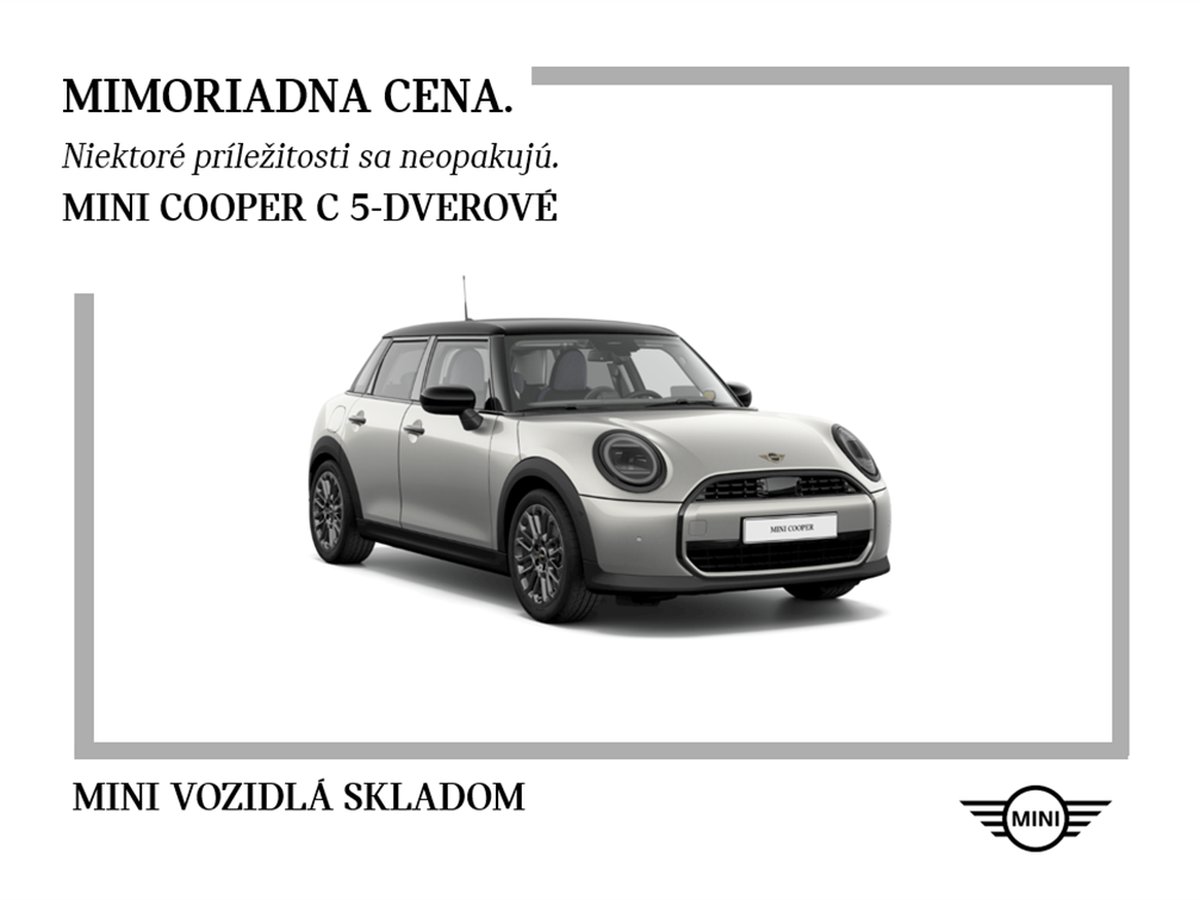 2025 MINI Cooper, Slovensko — foto 1