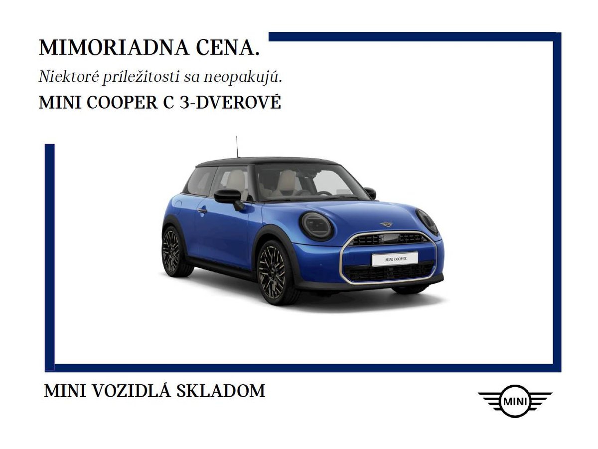 2024 MINI Cooper, 0 km, Slovensko — foto 1