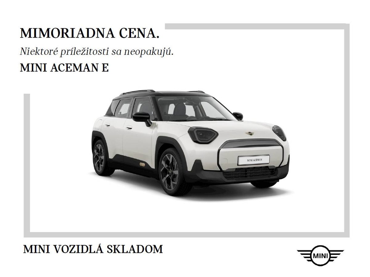 2024 MINI Aceman, 0 km, Slovensko — foto 1