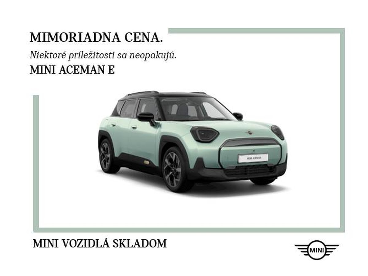 2024 MINI Aceman, 0 km, Slovensko — foto 1