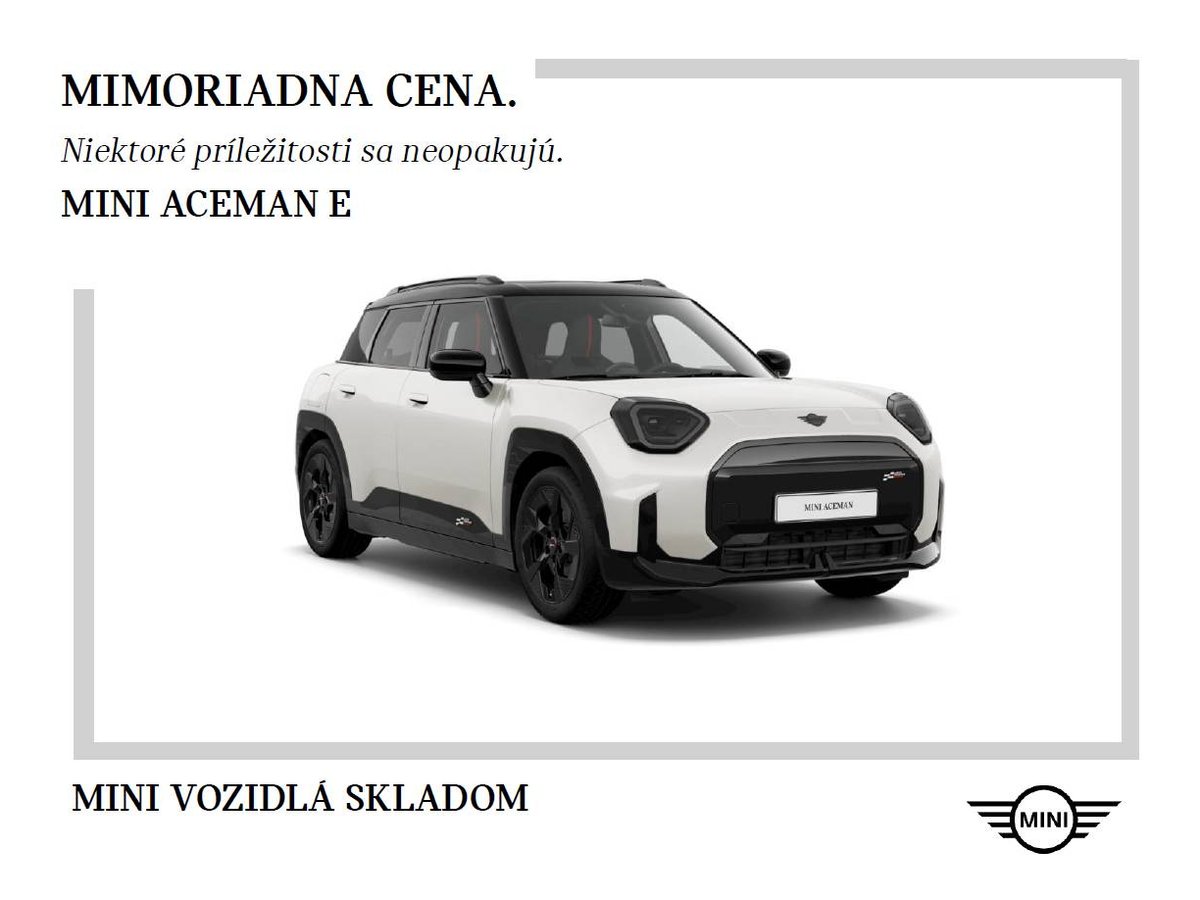 2024 MINI Aceman, 0 km, Slovensko — foto 1