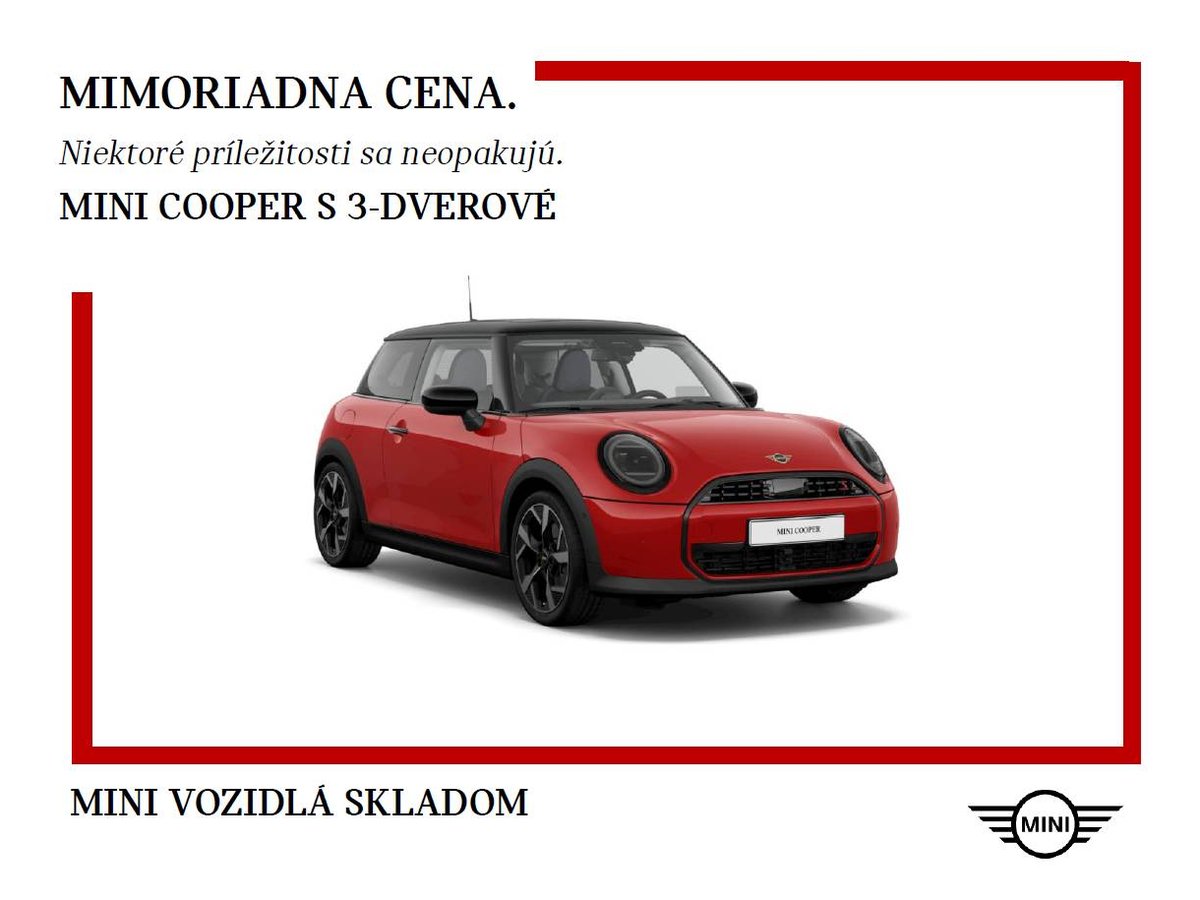 2024 MINI Cooper, 0 km, Slovensko — foto 1