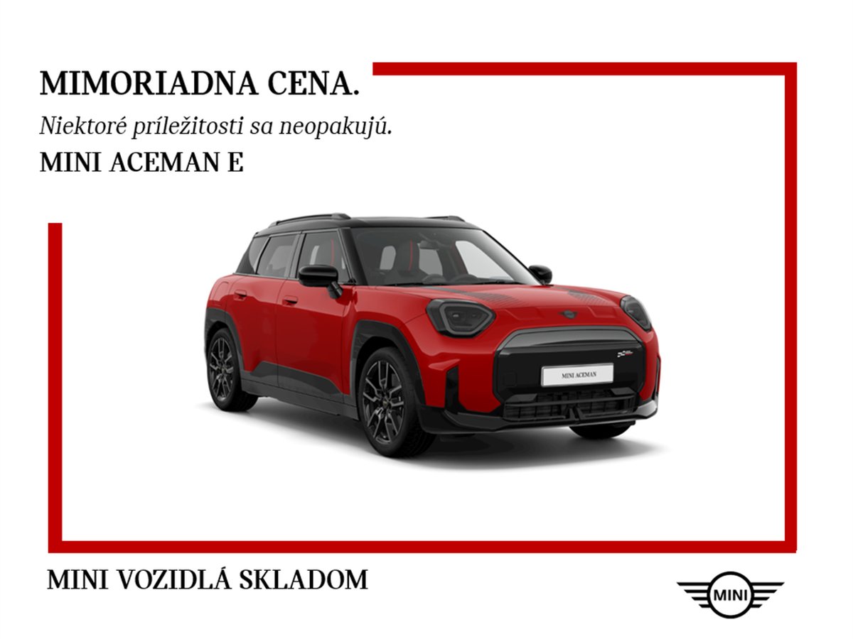 2025 MINI Aceman, Slovensko — foto 1