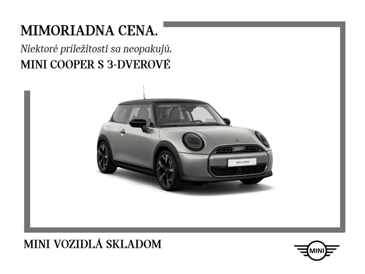2024 MINI Cooper, Slovensko — foto 1
