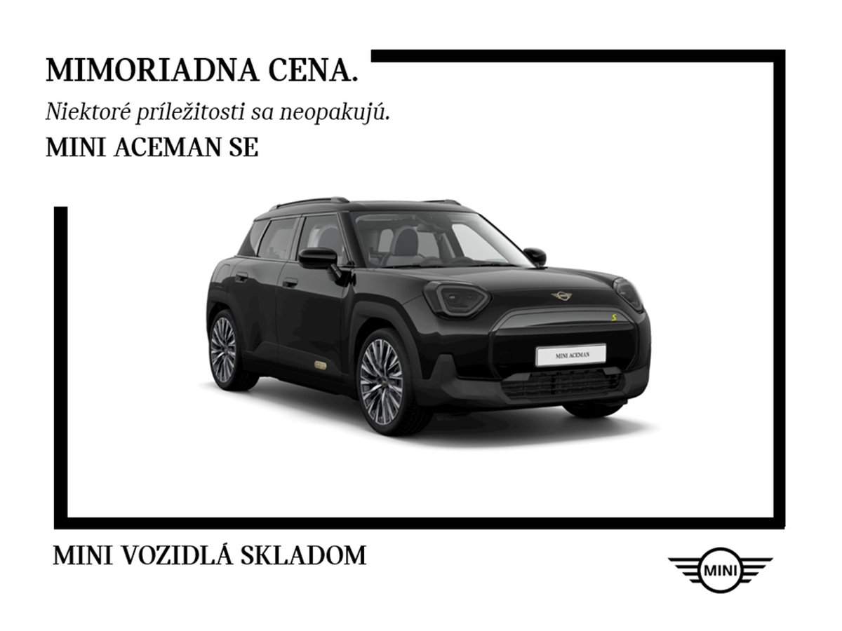 2025 MINI Aceman, Slovensko — foto 1