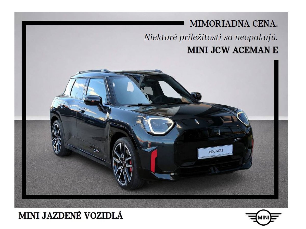 2025 MINI Aceman, 1 827 km, Slovensko — foto 1