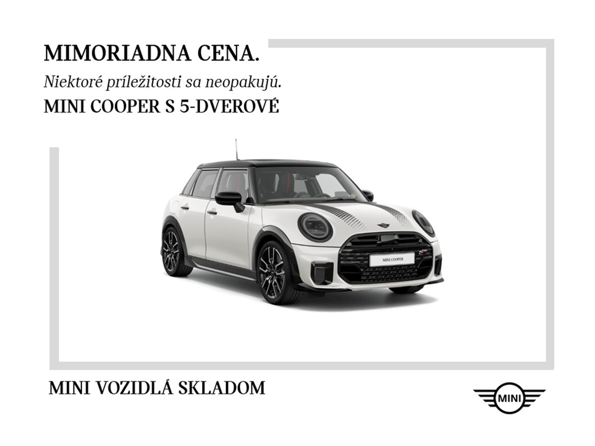 2025 MINI Cooper, Slovensko — foto 1