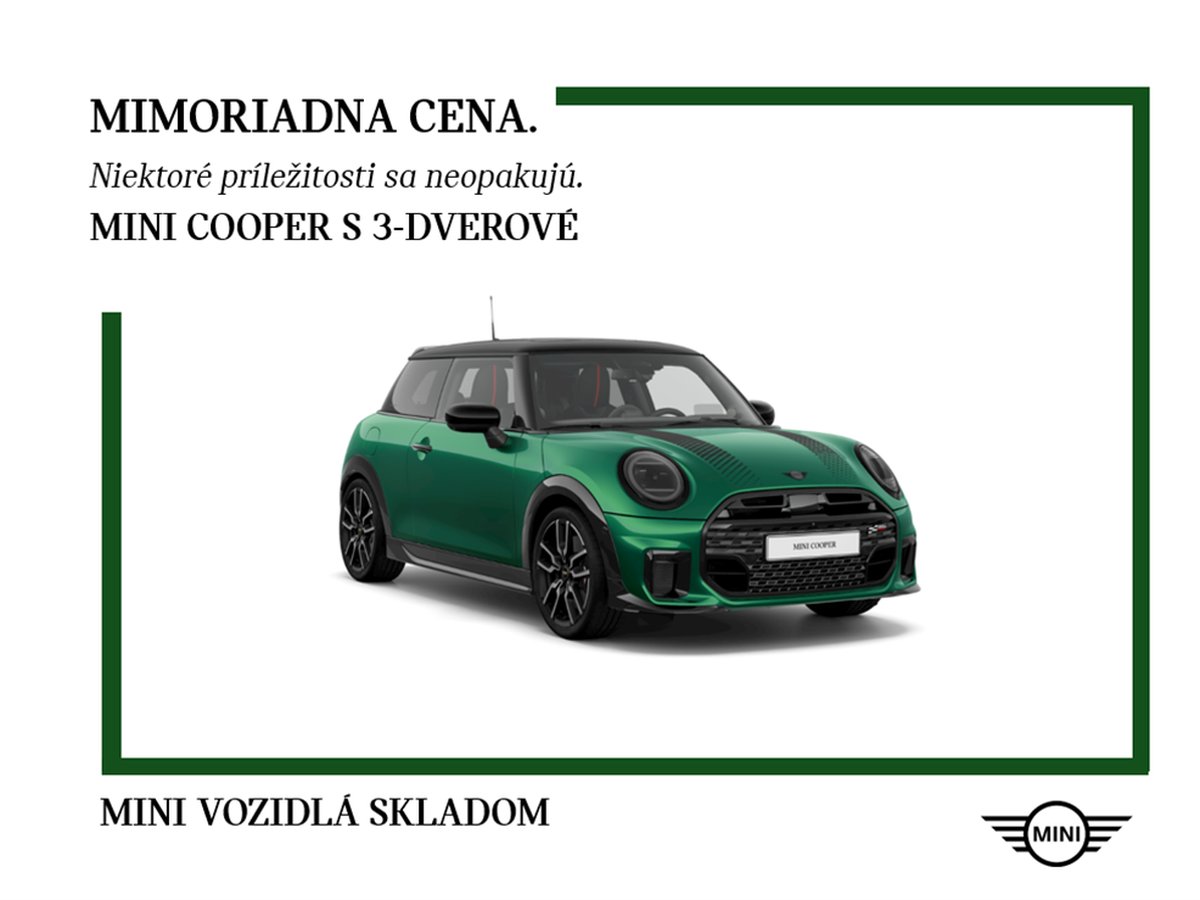 2025 MINI Cooper, Slovensko — foto 1