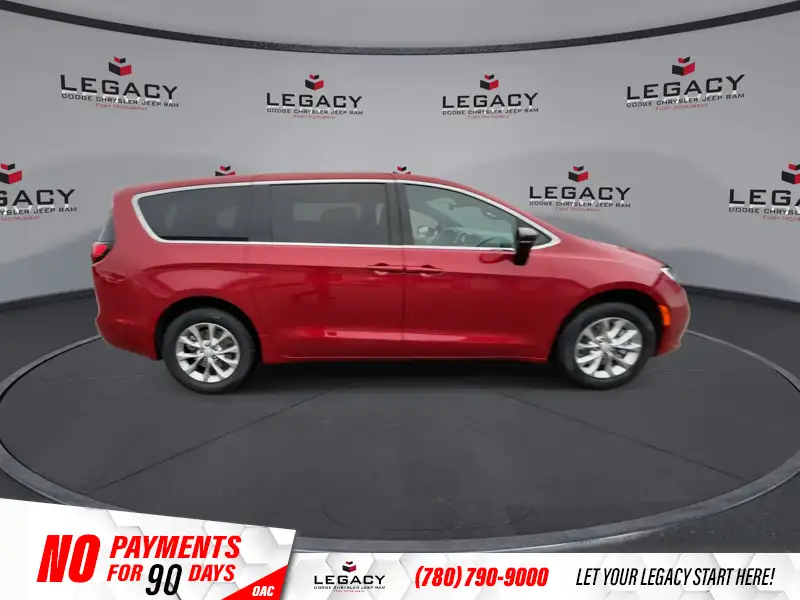 2026 Chrysler Pacifica Select AWD, červená, dovoz Kanada — foto 9 z 12