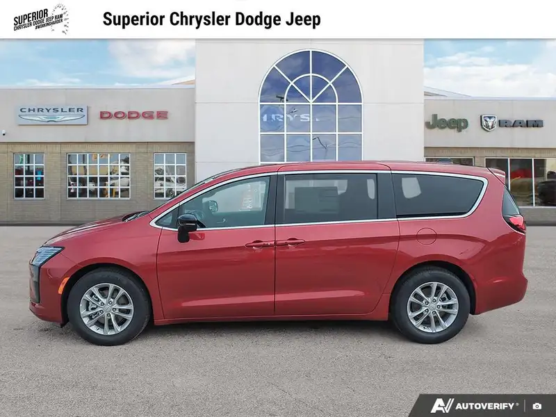 2027 Chrysler Pacifica Select, červená, dovoz Kanada — foto 3 z 12
