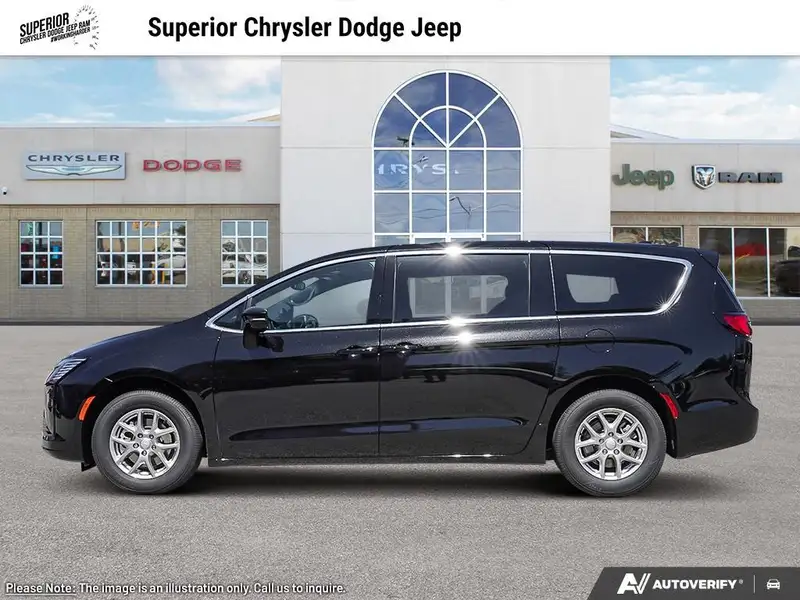 2027 Chrysler Pacifica Select AWD, černá, dovoz Kanada — foto 3 z 12